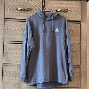 Adidas Men's Slate Blue Hoodie